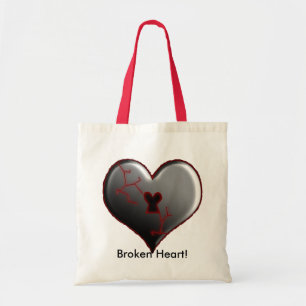 Bolso De Tela Corazón roto