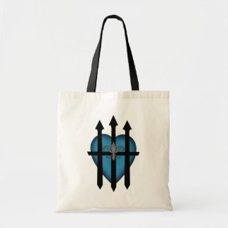 Bolso De Tela Corazón vigilado