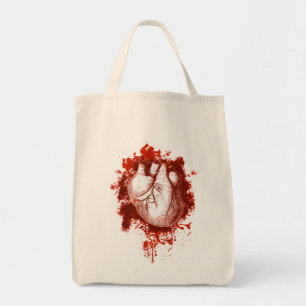 Bolso De Tela Corazón y salpicón