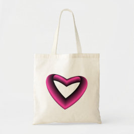 Bolso De Tela Corazones de Colores Graduales