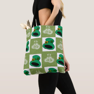 Bolso De Tela Corazones de Gorras del Día de San Patricio