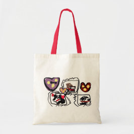 Bolso De Tela corazones de King Charles Spaniel