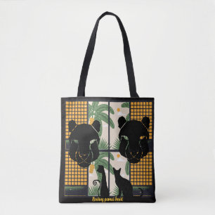 Bolso De Tela Corazones de Pumas rugientes