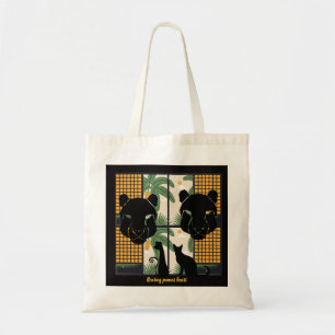 Bolso De Tela Corazones de Pumas rugientes