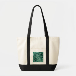 Bolso De Tela Corazones en caída - Verde azulados