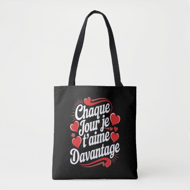 Bolso De Tela Corazones Latiendo (Anverso)