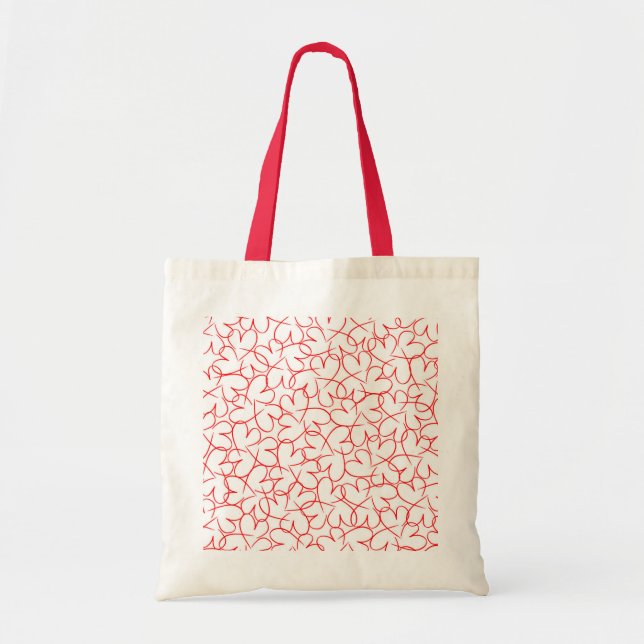 Bolso De Tela Corazones ligados 2014 (Frente)