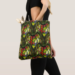 Bolso De Tela Corazones para siempre........
