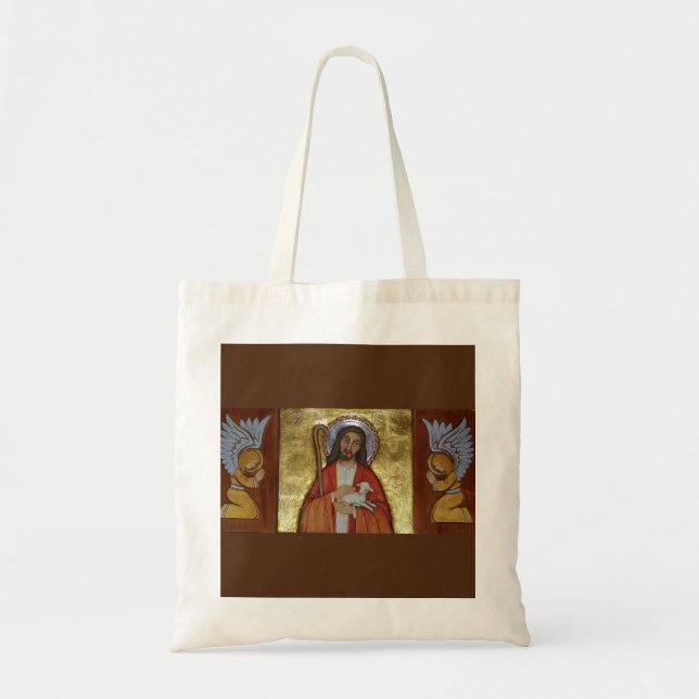 Bolso De Tela Cordero de Cristo Jesús de Dios (Frente)