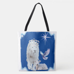 Bolso De Tela Cordero De León Y Tote De Hombro De Palo
