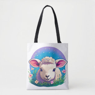 Bolso De Tela Cordero pequeño