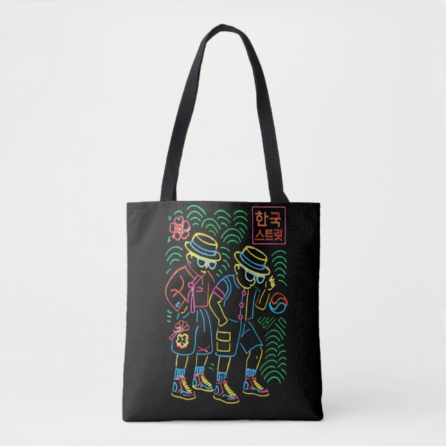Bolso De Tela corea de calle (Anverso)
