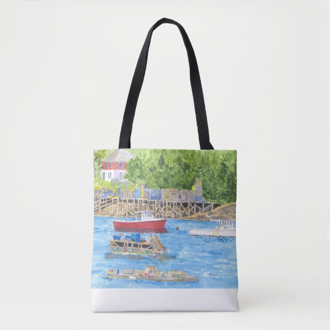 Bolso De Tela Corea Maine (Anverso)