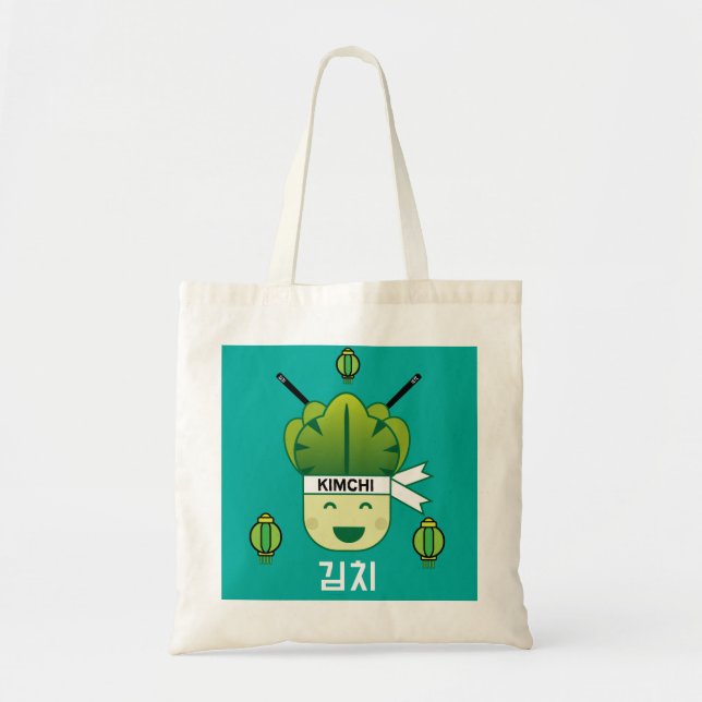 Bolso De Tela Coreano Kimich Healthy Cabbage Probitics Apr (Frente)