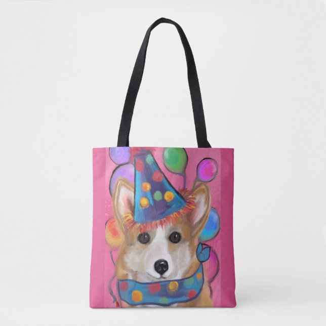 BOLSO DE TELA CORGI        (Anverso)