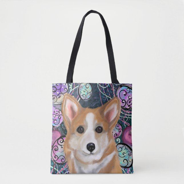 BOLSO DE TELA CORGI        (Anverso)