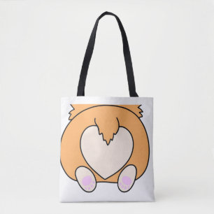 Bolso De Tela corgi butt