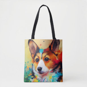 Bolso De Tela Corgi Dog Mascota Cute Adorable Compañero Animal
