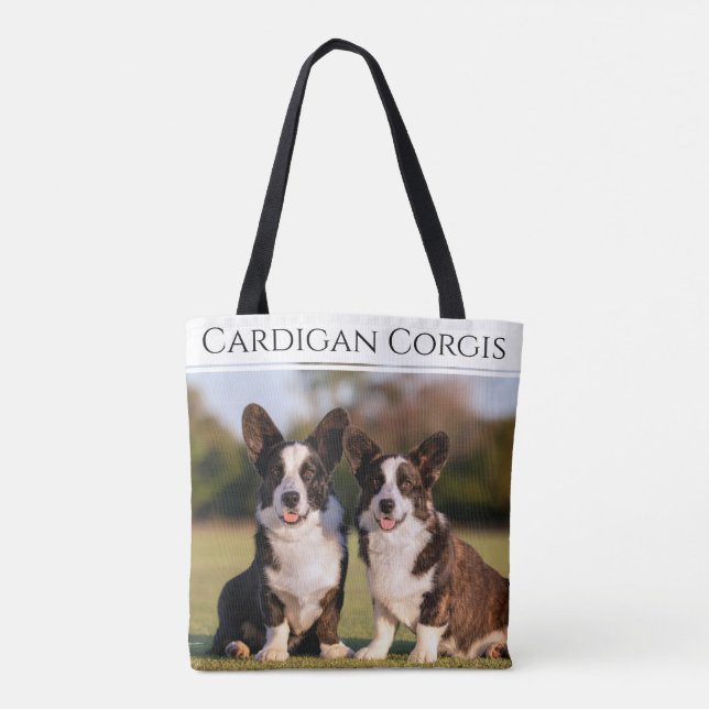 Bolso De Tela Corgi galés cardigan (Reverso)