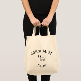 Bolso De Tela Corgi Mom Club
