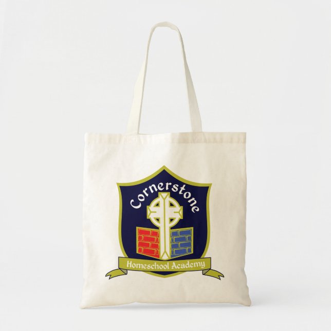 Bolso De Tela Cornerstone Homeschool Academy  (Frente)