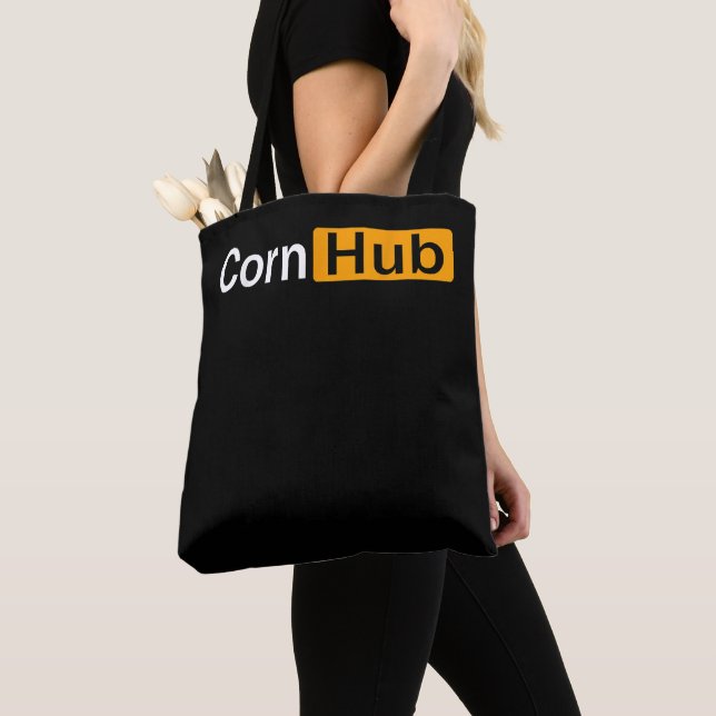 Bolso De Tela Cornhub Cornhole Cornholer (Detalle)