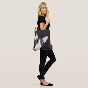 Bolso De Tela Cornish Rex Cat Tote