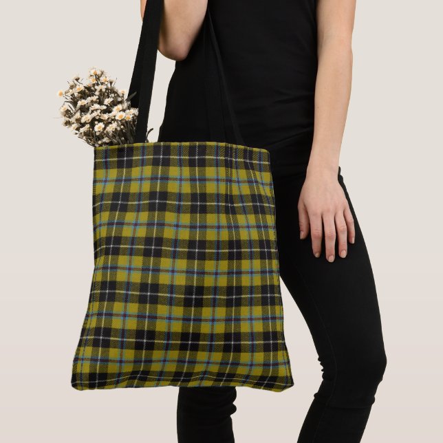 Bolso De Tela Cornish Scottish Tartan Tote Bag (Detalle)