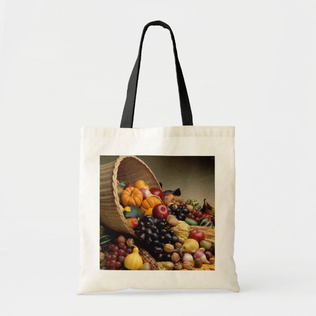 Bolso De Tela Cornucopia, Horn of Plenty (Frente)