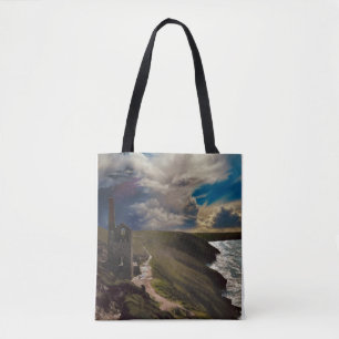 Bolso De Tela Cornwall de abrigos completos con cielo surrealist