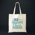 Bolso De Tela Coro lindo obsesionado<br><div class="desc">Estoy obsesionado con divertidos regalos de coro que incluyen notas musicales lindas y tipografía de bonito para un chica de coro. El humor del director de Chorale presente que lee Trastorno del Coro Obsesivo.</div>