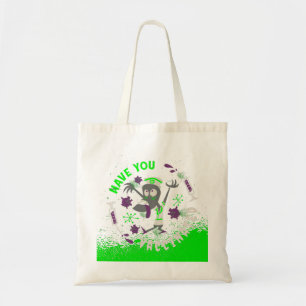 Bolso De Tela coronavirus halloween vacuna enfermera monstruo es