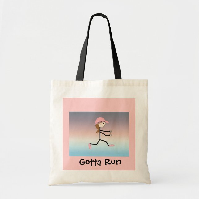 Bolso De Tela Corredora femenina (Frente)