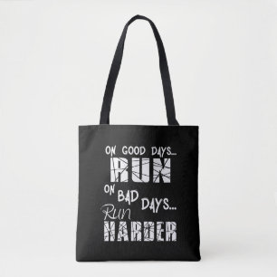Bolso De Tela Corriendo Buenos Días Corren - Malos Días Corren M