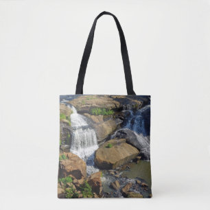 Bolso De Tela Corriente panorámica con cascada