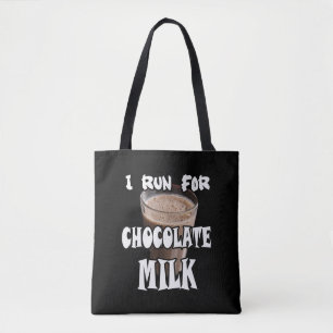 Bolso De Tela Corro por Leche de Chocolate Corriendo