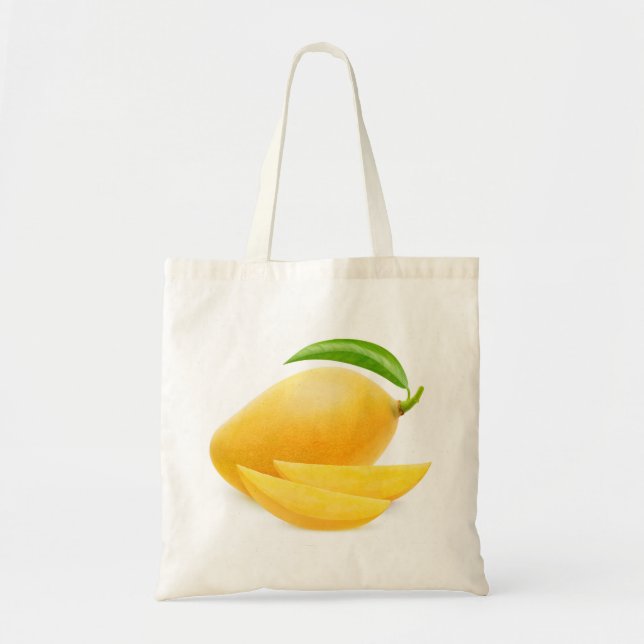 Bolso De Tela Cortar mango amarillo (Frente)
