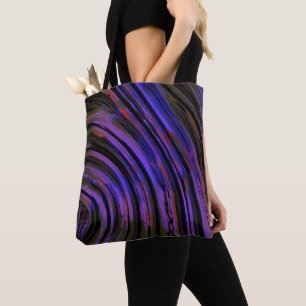 Bolso De Tela Corte de caucho de neumáticos de color azul violet