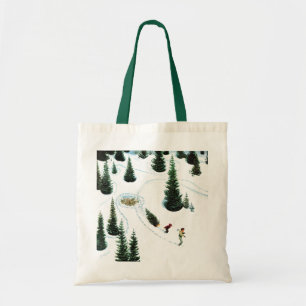Bolso De Tela Corte del árbol