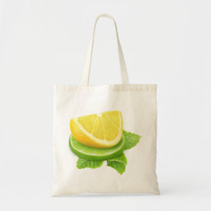 Bolso De Tela Cortes de limón y lima