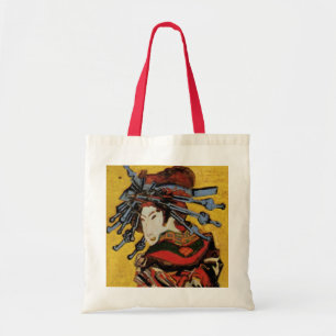 Bolso De Tela Cortesía japonesa de Oiran por Vincent van Gogh