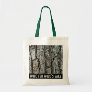Bolso De Tela Corteza vieja del pino del motivo de madera