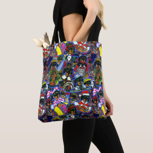 Bolso De Tela Cortos de Dachshund