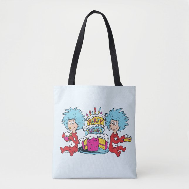 Bolso De Tela Cosa Uno Cosa Dos Cosas de Fiesta (Anverso)