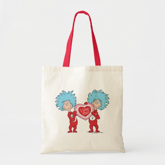 Bolso De Tela Cosa Uno Cosa Dos Te Amo (Frente)