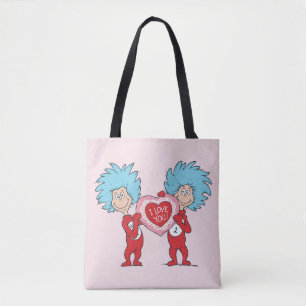 Bolso De Tela Cosa Uno Cosa Dos Te Amo