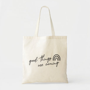 Bolso De Tela Cosas Buenas Vienen