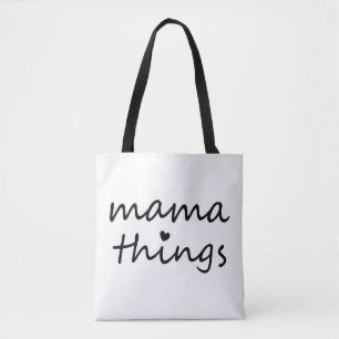 Bolso De Tela Cosas de Mamá Primer Día de la Madre Nueva Mamá
