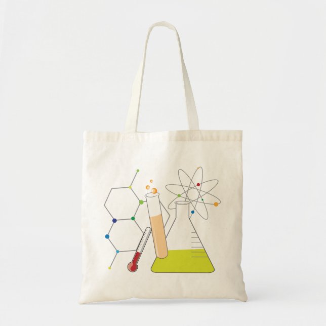 Bolso De Tela Cosas de química (Frente)