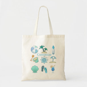 Bolso De Tela Cosas de vida en la playa Thunder_Cove